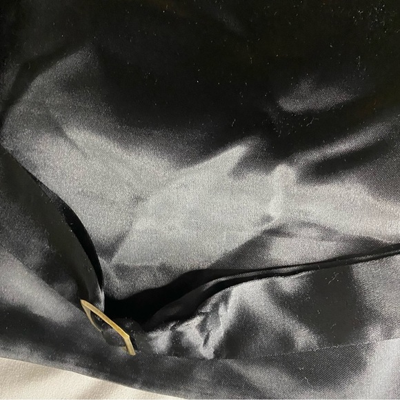 Desjardins Roussin Handmade In Montreal Black Vest Size L Wolf Howling Moon Art - Picture 6 of 9